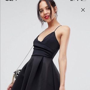 ASOS design Tall scuba cami prom midi dress